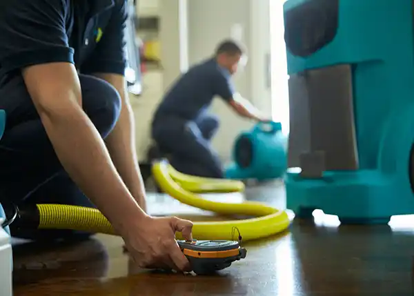 water damage restoration service Powers Lake